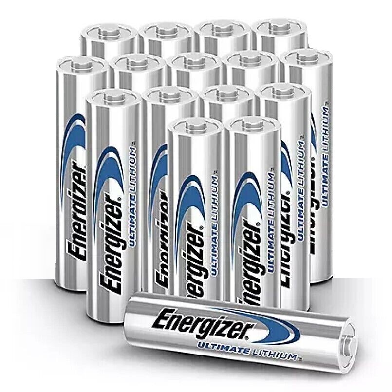 Energizer Ultimate Lithium AAA Batteries (16 Pack) Date 12-2041 - Factory Sealed-image