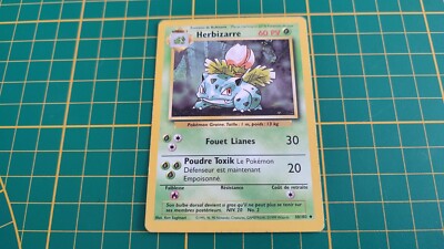30/102 Pokemon Karte Herbizarre Selten 30/102 Wizards Base Set #C60