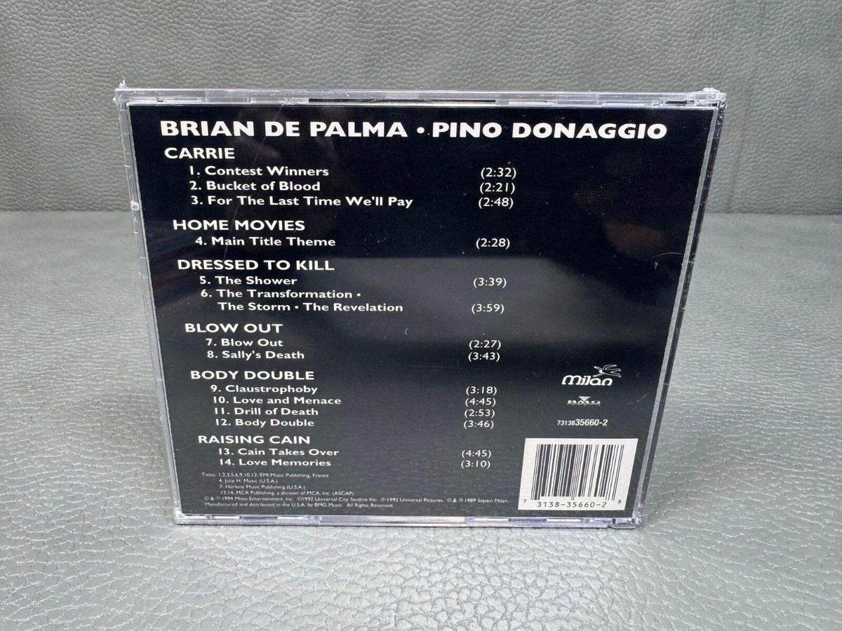 音楽：ピノ・ドナジオ／『ＢＲＩＡＮ　ＤＥ　ＰＡＬＭＡ』輸入盤ＣＤ 音楽：ピノ・ドナジオ／『BRIAN DE PALMA』輸入盤