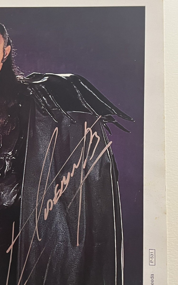 WWE THE UNDERTAKER P-531 SIGNED 8X10 AUTOGRAPHED PROMO PHOTO WITH