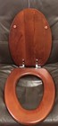<!--F#f_0-->Porcher 71020-00.670 Elongated Wood Toilet Seat w/ Chrome Hinges, CALLA CHERRY<!--F/-->