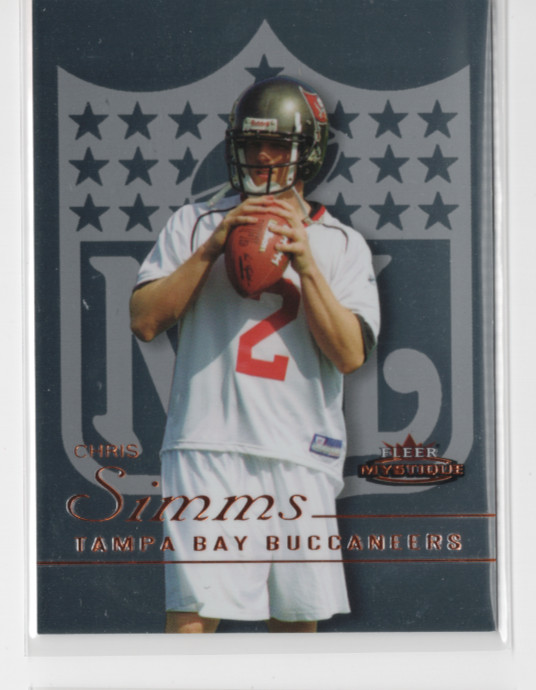 Chris Simms Fleer Mystique #90 Base