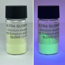 Europium Ultra-Glow Powder, 15g, Green