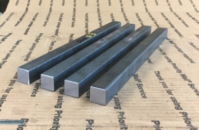 3/4 Square Steel Bar Blacksmithing Welding Arts 4pcs 12'' Long
