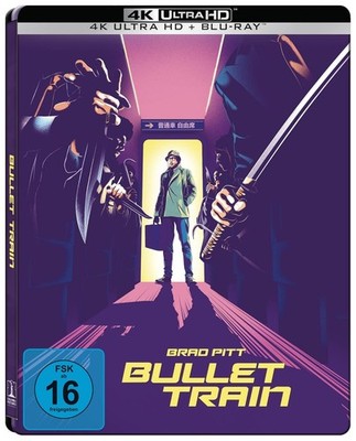 Bullet Train - Limited Steelbook - 4K Ultra HD + Blu-ray