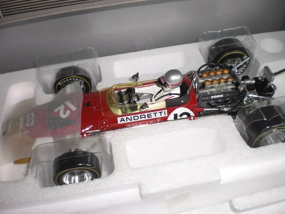 LOTUS 49B 1968 GP USA #12 Mario Andretti - 1:18 - Photo 4/4