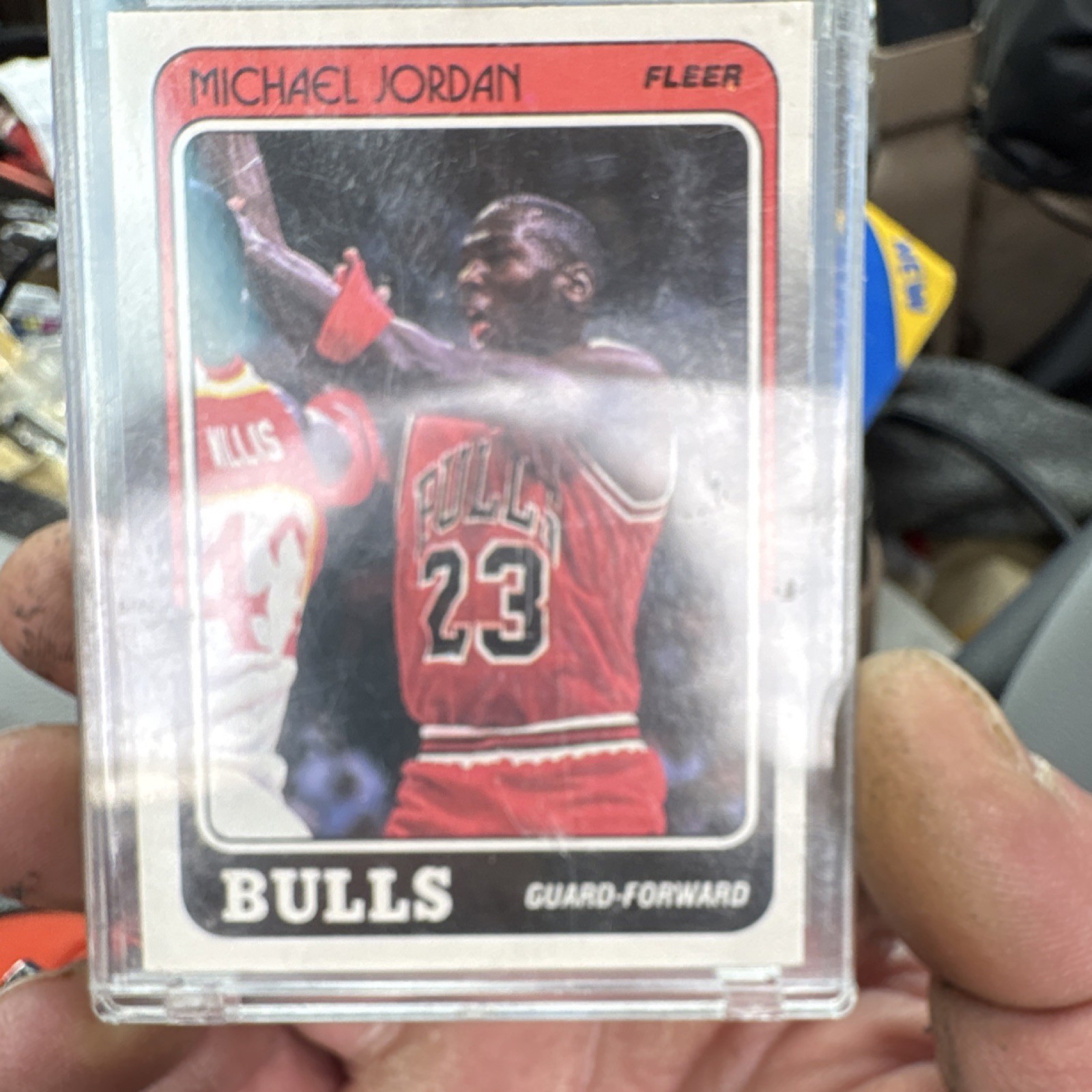 Fleer 1988-89 Michael Jordan #17 Chicago Bulls NBA Basketball Trading Card