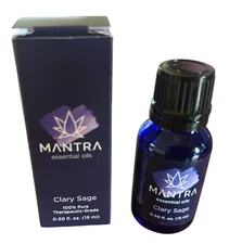 NEW My Daily Choice MDC Clary Sage Mantra Essential Oil Therapeutic Grade 15ml