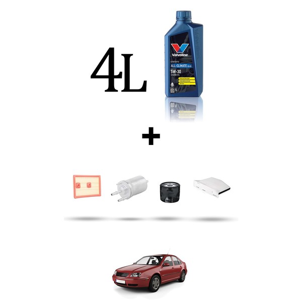 Hoffcar Wartungsset 4 Filter Und 4L ÖL FüR VW Jetta IV (162) 1.4 TSI Hybrid 11-image