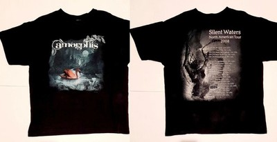Amorphis Silent Waters North American Tour 2008 t shirt s-5xl
