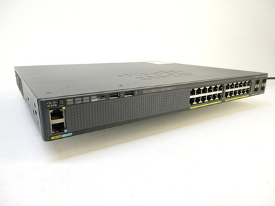 Cisco Catalyst WS-C2960X-24PS-L 24-Port Gigabit PoE Switch