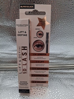 Revolution Lift & Define 5D Lash Extreme Extension Mascara (Super Black) (14ml)