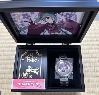 ミュージック SEIKOMATSUDAPREMIUMDVDBOX25thANNIVERSARY Seiko x Hatsune Miku Senbonzakura collaboration watch with music
