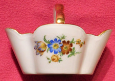 Schönes kleines Konfekt Schälchen Korb Moschendorf  Bavaria Vitrine Stück - 1467