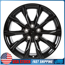 18 Inches Gloss Black Replacement Wheel Rim For Honda Cr-v Crv 2023 2024 2025 Us