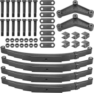 4 Leaf of Replacement for SW5 Trailer Leaf Spring, 6000LB Tandem Trailer Axle