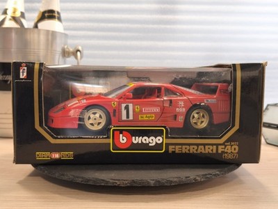 BBURAGO FERRARI F40 EVOLUTIONE | ROT | 1:18 | OVP | RAR | SEHR GUTER ZUSTAND