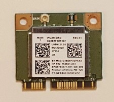 Realtek RTL8723BE 802.11bgn WiFi Bluetooth Card 752601-001 753077-001 TESTED