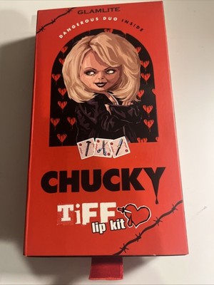 New Glamlite Chucky Tiff Lip Kit Dangerous Duo Limited Edition 