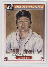 2004 Donruss Diamond Kings Hall of Fame Heroes /1000 Carlton Fisk #53 HOF 7v7