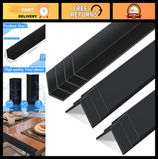10 Pack Wall Corner Guards, 1x36 Inch Black Vinyl Safety Bumpers for Kids