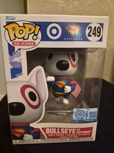 FUNKO Pop Vinyl BULLSEYE as SUPERMAN C9+ TARGET EXCLUSIVE
