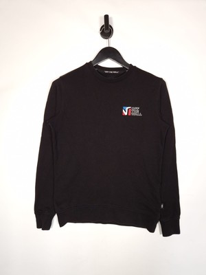 Vans Off The Wall Sweatshirt Gr. XS Herren Schwarz 100% Baumwolle Rundhals Pullover