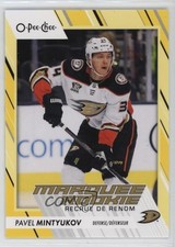 2023-24 O-Pee-Chee Marquee Rookie Yellow Border Pavel Mintyukov #593 0ba8