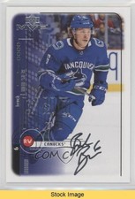 2018-19 MVP 1998-99 20th Anniversary Tribute Silver Script Brock Boeser READ fm0