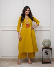Bollywood Designer Ethnic Kurti with Palazzo Set Indian Women Top Kurta Cord Set