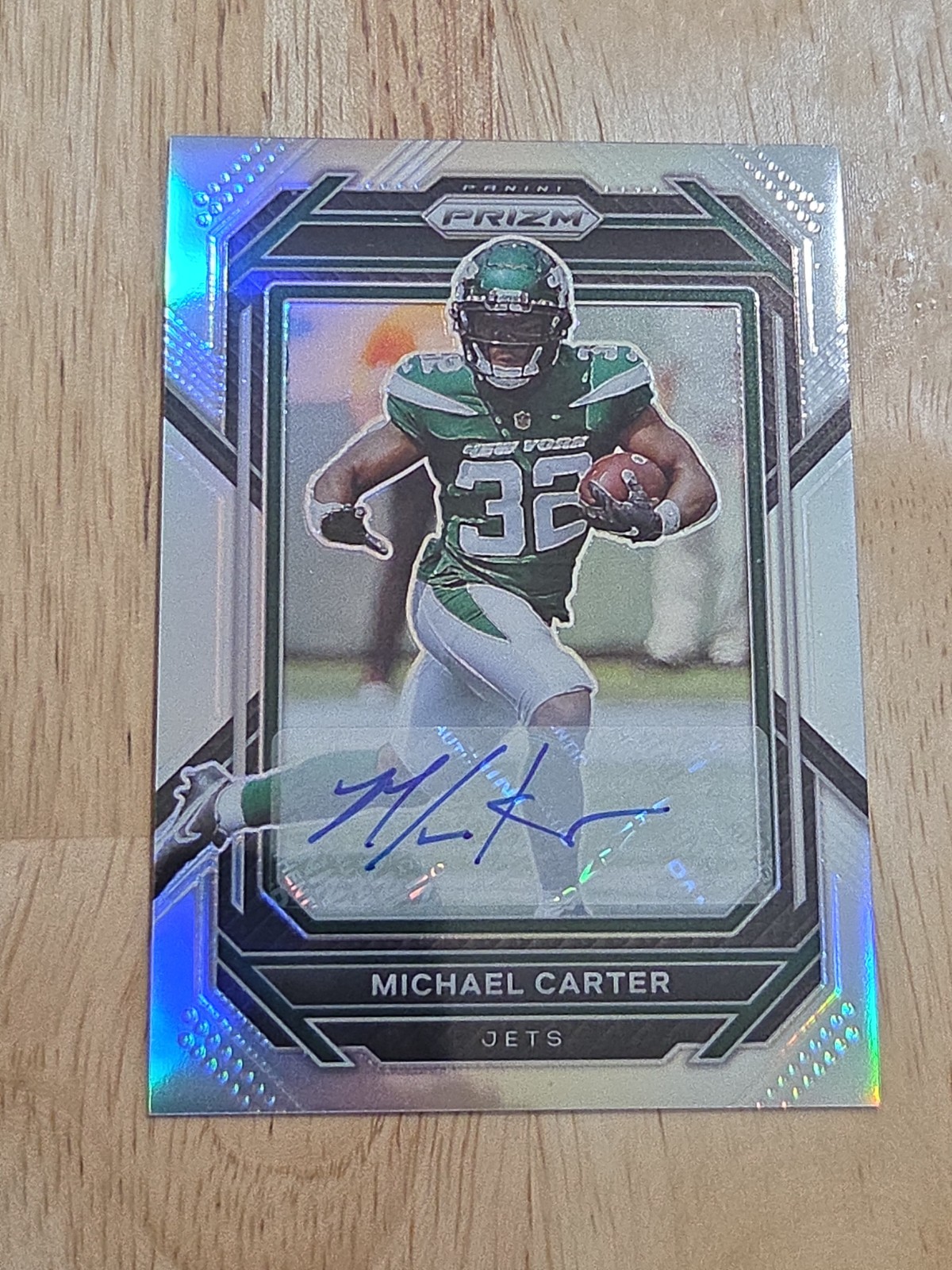 2022 Prizm MICHAEL CARTER Silver Autograph #226 Auto Jets