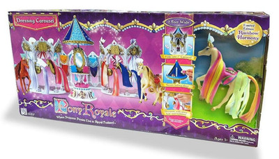 Pony Royale Dressing Karussell 2 Fuß Mädchen Kinder Spielset Dekorieren