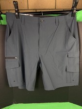 Iron Co Men's Stretch Tech Short Size 36 Blue