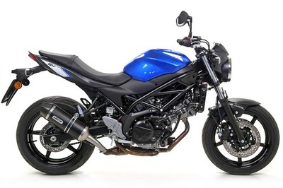 ARROW Auspuff RACE TECH für Suzuki SV650 2016- aus Aluminium, schwarz