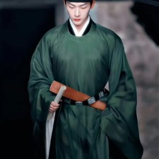 Tang SongDynasty Historical Chinese Scholar Hanfu Round Collar Robe Theme Events