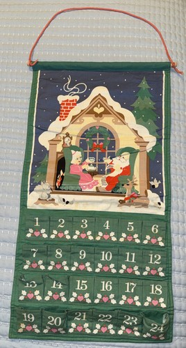 Vintage AVON Christmas Countdown Advent Calendar (No Mouse) EXCELLENT CONDITION!