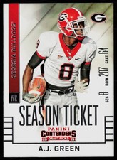 A.J. GREEN 2015 CONTENDERS DRAFT PICKS SEASON TICKET GEORGIA
