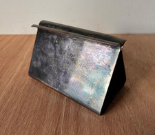 vintage WM. Rogers Silver plated Napkin Holder adjustable Minimalist MOD
