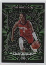 2022-23 Panini Obsidian Electric Etch Green 19/25 TyTy Washington Jr #174 0wc9
