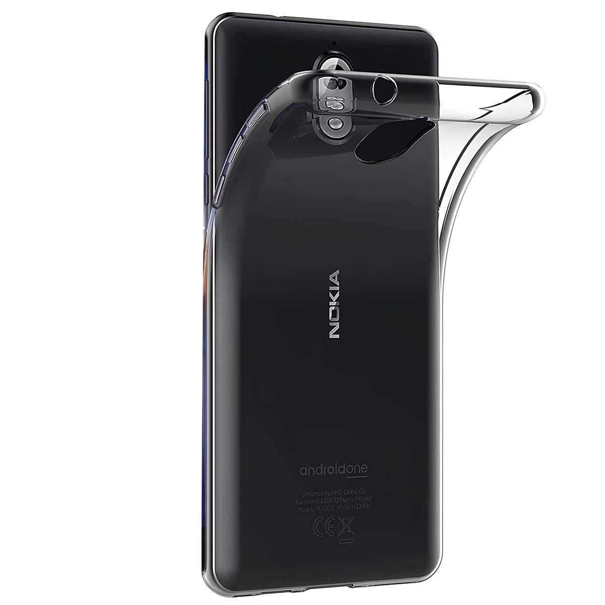 Coque transparente Nokia 3.1 Crong pour protection active au travail - 3