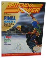 Nintendo Power Vol. 30 Magazine Book w/ Poster - Final Fantasy II Cover