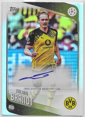2025-26 Topps Uefa Club Competitions - Autographs Julian Brandt #BA-BR (AU)