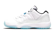 528896-117 -Kids- Jordan 11 Retro Low Legend Blue GS
