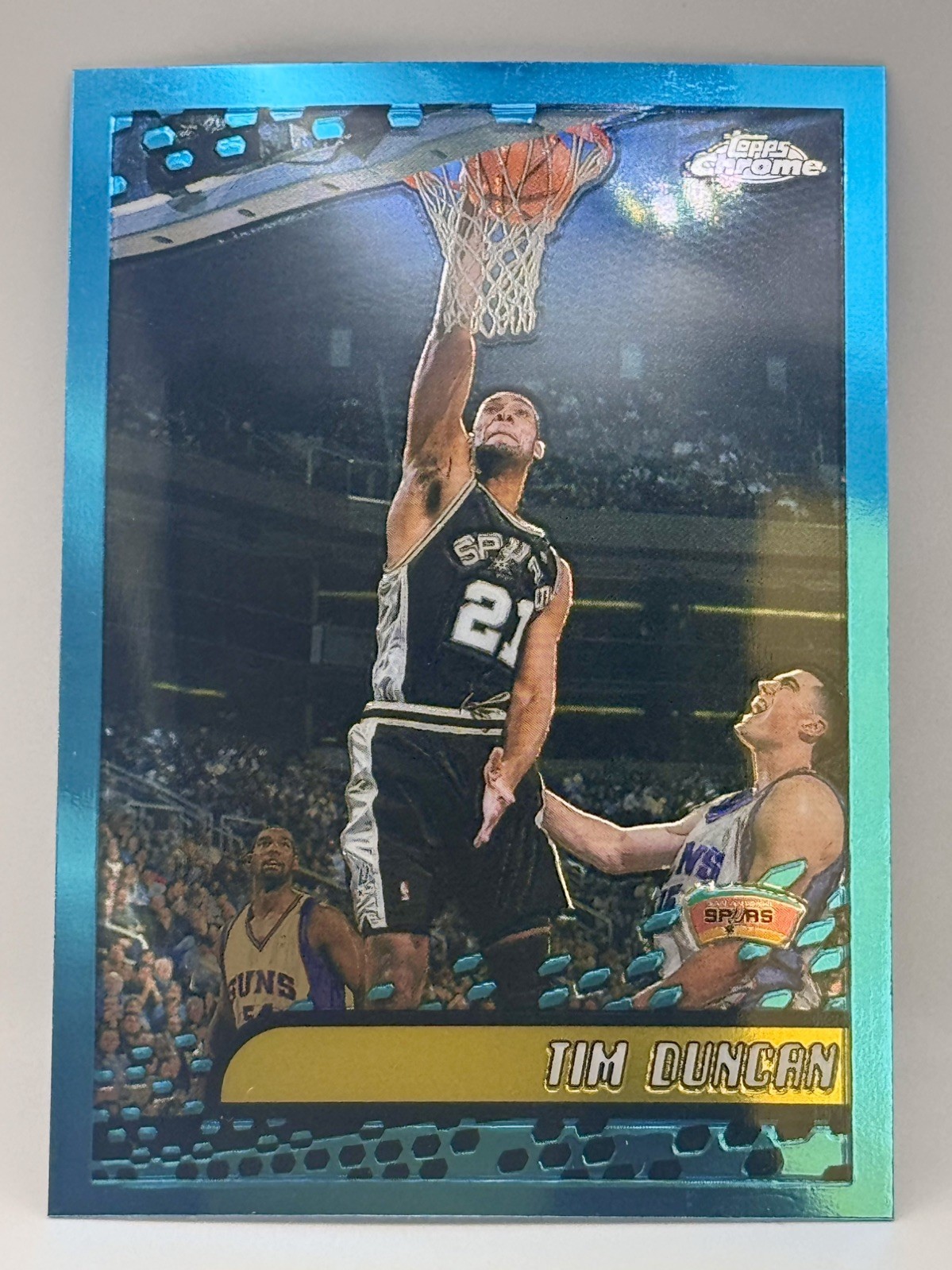 2002 Topps Chrome Tim Duncan #30 Spurs HOF  