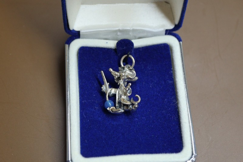 Vintage Disney Charm Collection, Jaq, 6235/10,000 925SS 4.5DWT, AUG1994
