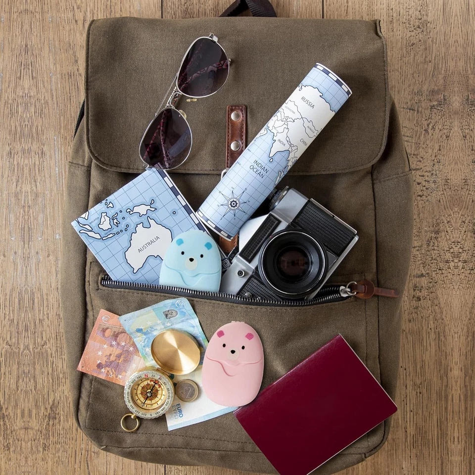 6 Boxes (300 Sheets) Mini Portable Disposable Travel Paper Soap Sheets Foaming H - Image 3 of 4