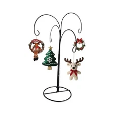 12 inch 4 Arms Hanger Hook,Tree Ornament Display Stand Holder,Christmas 