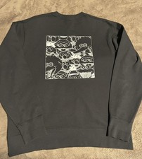 KAWS x Uniqlo x Sesame Street XX Sweatshirt Men Size Large Black