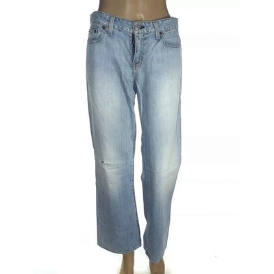 Polo Ralph Lauren Damen Jeans Blau S Bootcut Saturday 90s Y2k Denim Mid Waist