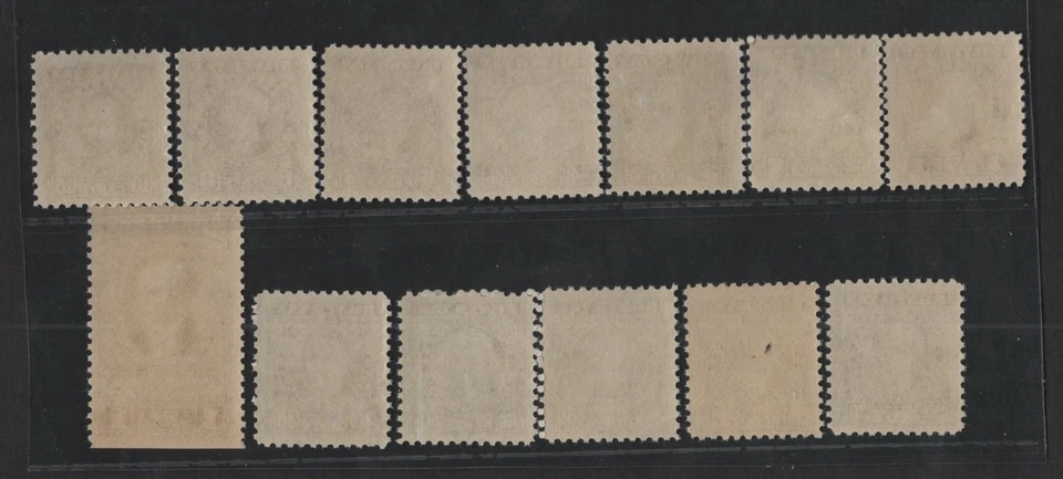 US 1941 SILVER TAX STAMPS (REVENUES) SET OF 13 SC. #RG58–RG70 MINT NEVER HINGED - Image 2 of 4